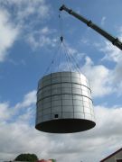 opstilling af silo